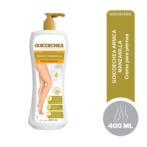 Crema Goicoechea Árnica Manzanilla Efecto Calmante - 400 Ml