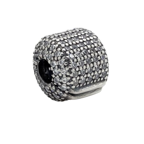 Charm Clip Barril Con Circonias Pandora Ch02