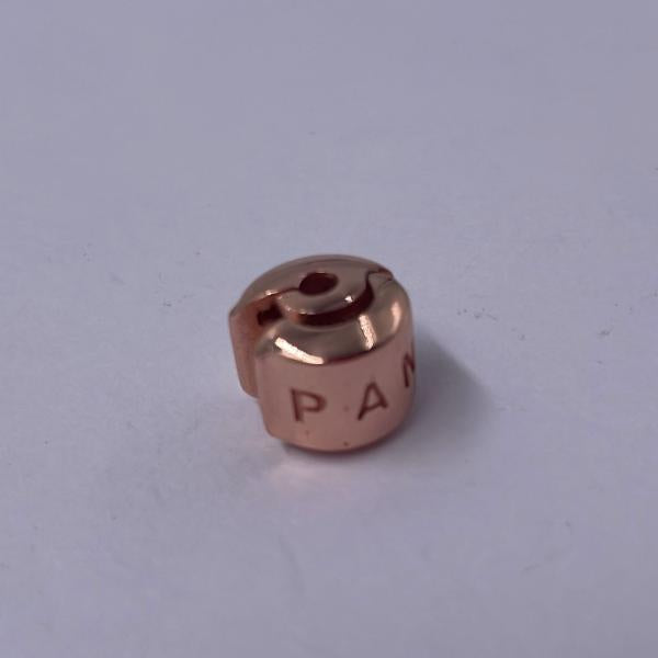 Charm Clip De Cierre  Emblema Pandora  Ch01 Oro Rosa
