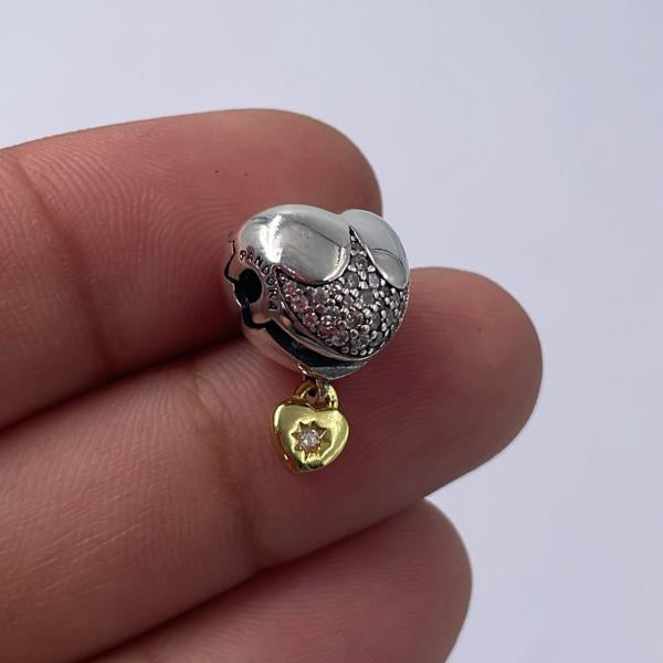 Charm Clip De Cierre Corazon Disney Princesas Pandora Circonias Ch01