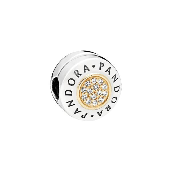 Charm Clip Redondo Circonias Y Emblema Pandora Ch02