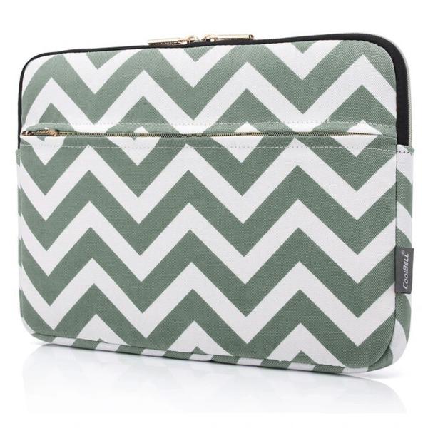 Bolso Multifuncional Lb-2012 Ondas Coolbell 17.3" Verde Claro