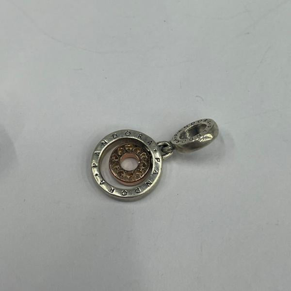 Charm Colgante Circulos Dos Tonos Logo Pandora Ch01