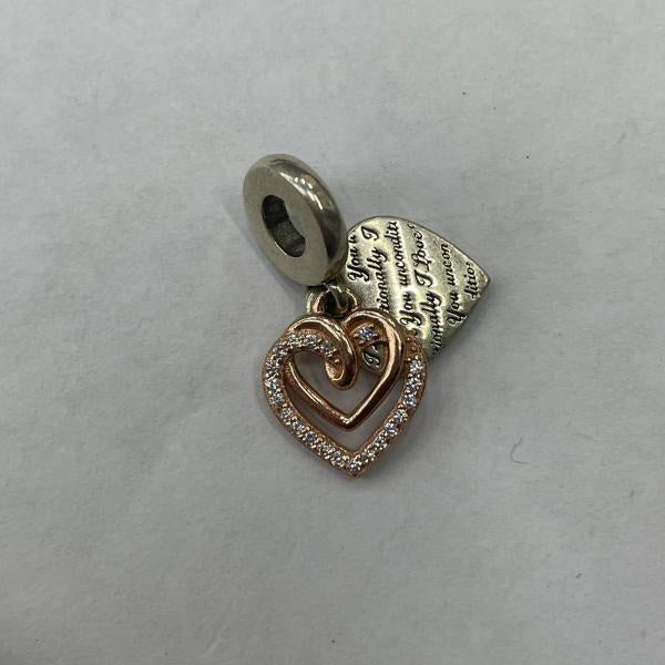 Charm Colgante Doble  Corazon Infinito De Mama Pandora Ch05