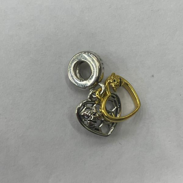 Charm Colgante Doble Corazones Y Abejas Pandora Ch05