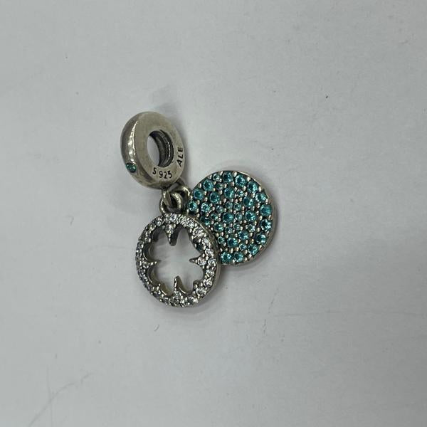 Charm Colgante Doble Hoja Trebol Circonias Pandora Ch01