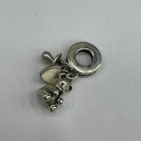 Charm Colgante Doble Oso Teddy Pandora Ch01