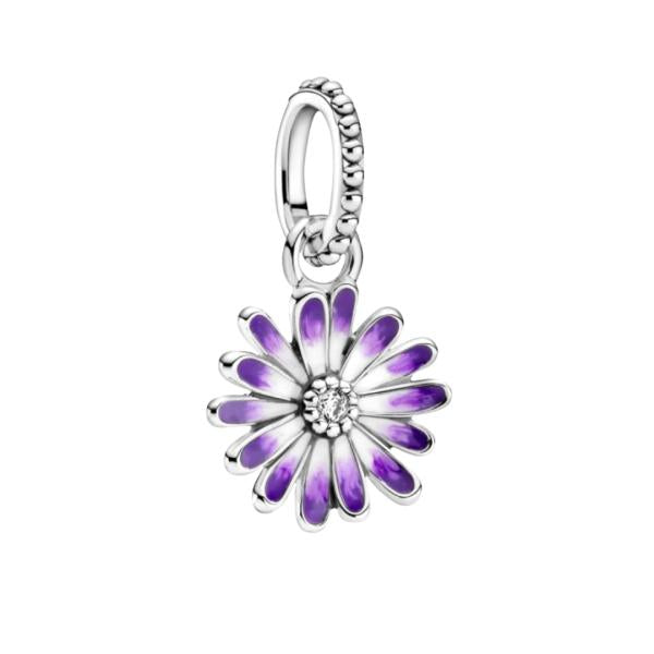 Charm Colgante Margarita Purpura Pandora G02