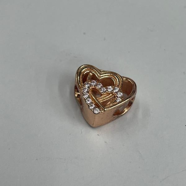 Charm Corazones Entrelazados Oro Rosa Pandora Ch01