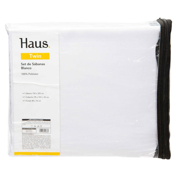 Sabanas Haus Individual Color Blanco