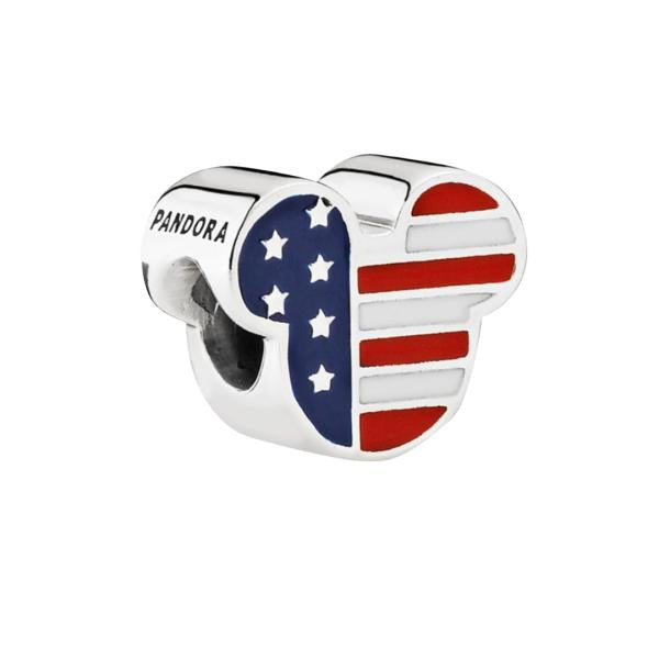 Charm Mickey Usa Pandora Ch06
