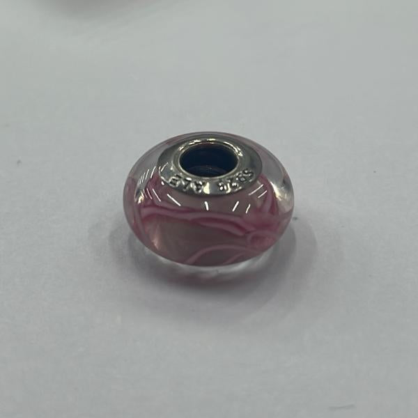 Charm Murano Glass Cinta Rosa Pandora  Ch01