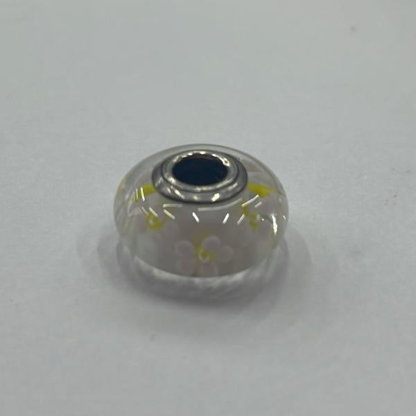 Charm Murano Glass Flores Margaritas Pandora Ch01