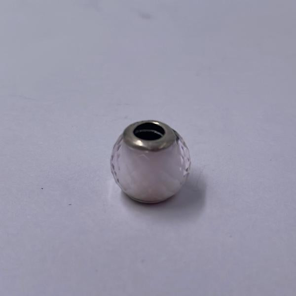 Charm Murano Glass Rosa Claro Facetado Pandora  Ch02