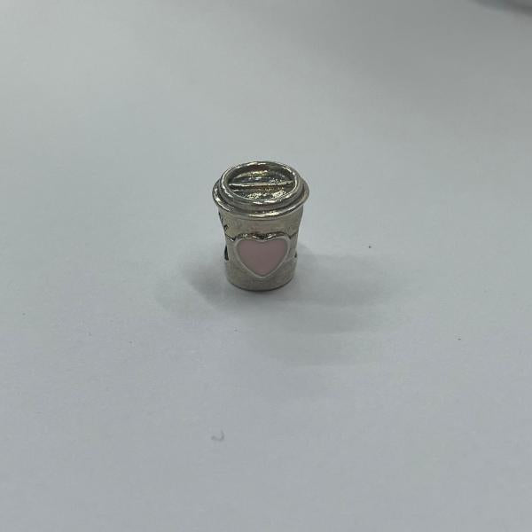 Charm Taza Cafe Corazon Rosa Pandora Ch02