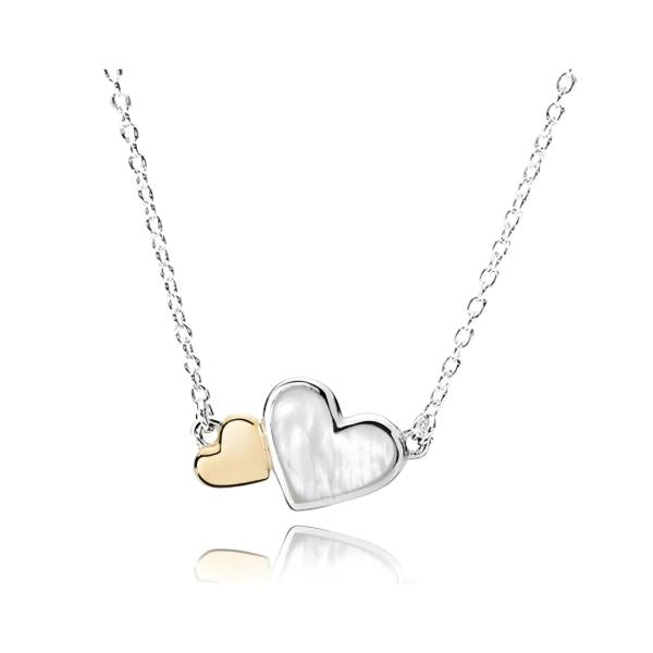 Collar Corazon Dos Tonos Pandora N05
