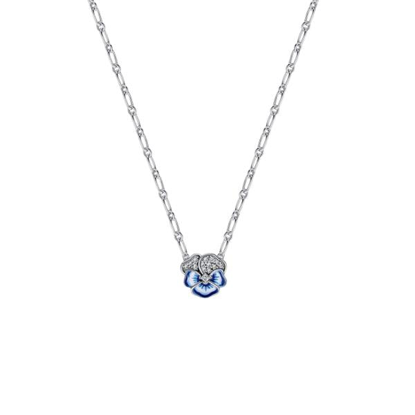 Collar Flor Pensamiento Pandora N05