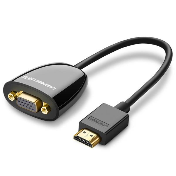 Convertidor Con Audio Hdmi A Vga NM105 40253 Ugreen Negro