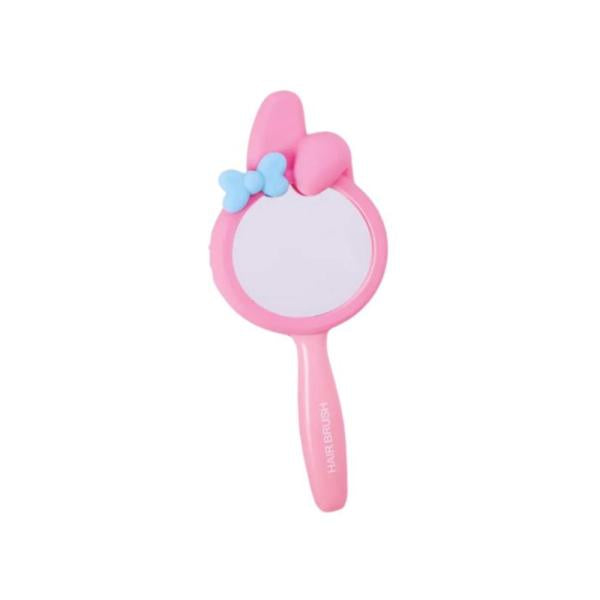Espejo Con Cepillo Para Cabello Diseño Kitty Rosado/My Melody