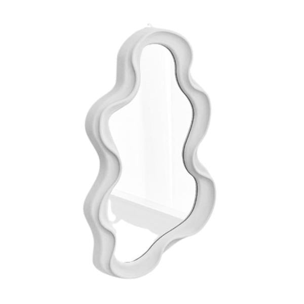 Espejo Diseño Irregular Blanco