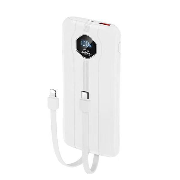 BATERIA DE EMERGENCIA RPP-300 10.000MHA SERIE PINJUR REMAX BLANCA