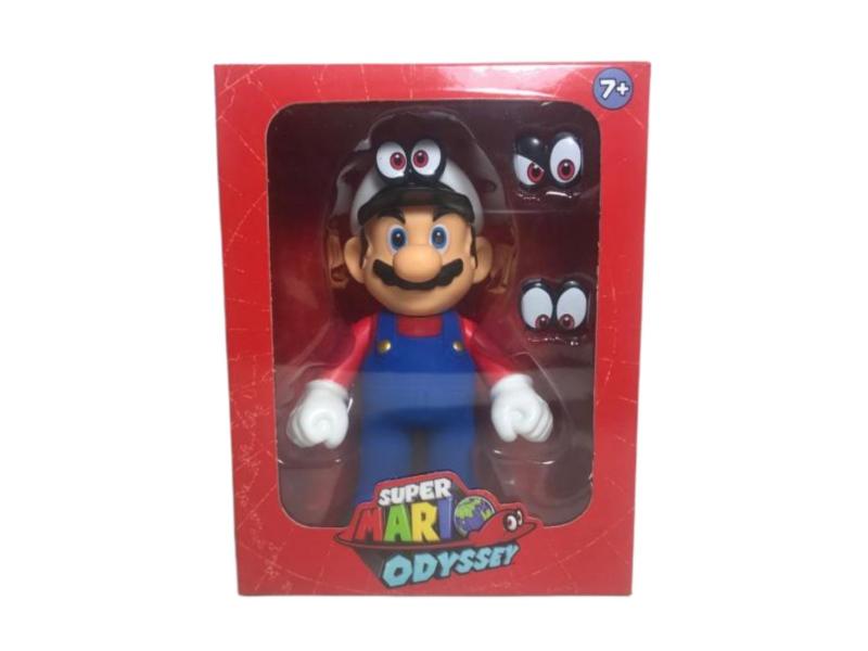 Figura Super Mario Odyssey Capitan Gorra Blanca  10Cm