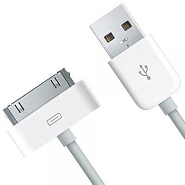 Cable Usb A 30 Pines Iphone 1.1 "M" Blanco