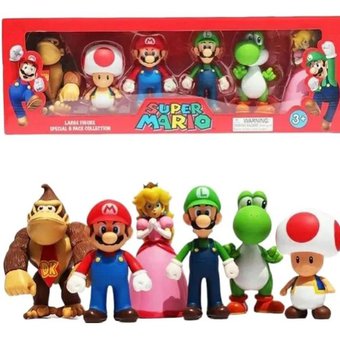 Set De Figuras Mario Bros 6 Unidades 6 Unidades