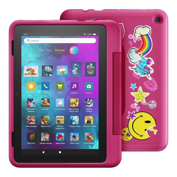 TABLET FIRE HD 8" 32GB KIDS PRO 12TH GENERACION AMAZON RAIBOW UNIVERSE