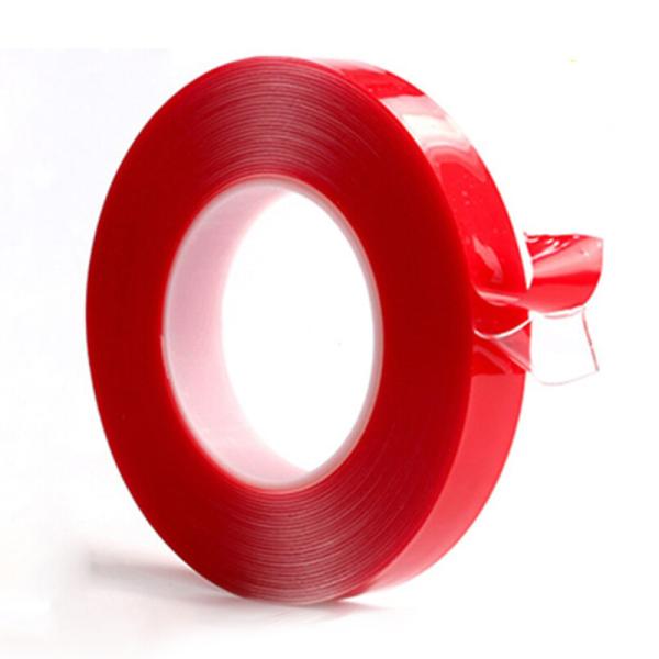 Cinta Adhesiva Doble Cara Sunshine 1MM 3M Roja