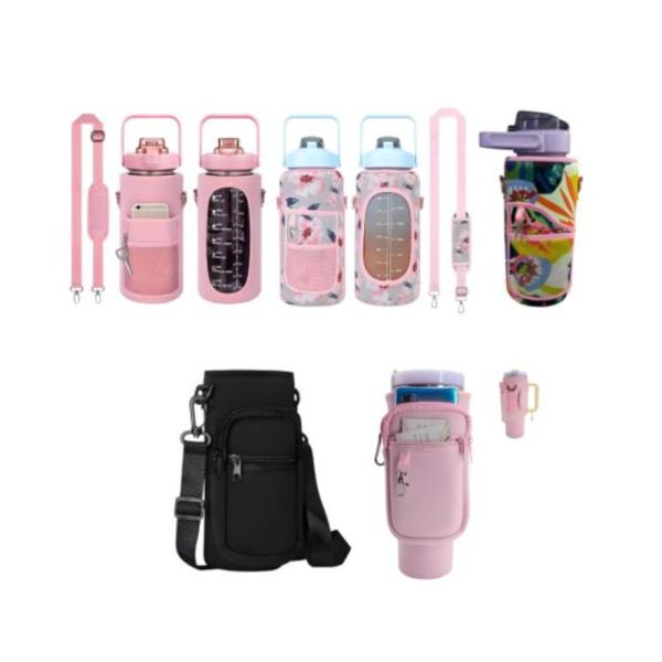Funda Para Botella Rosado