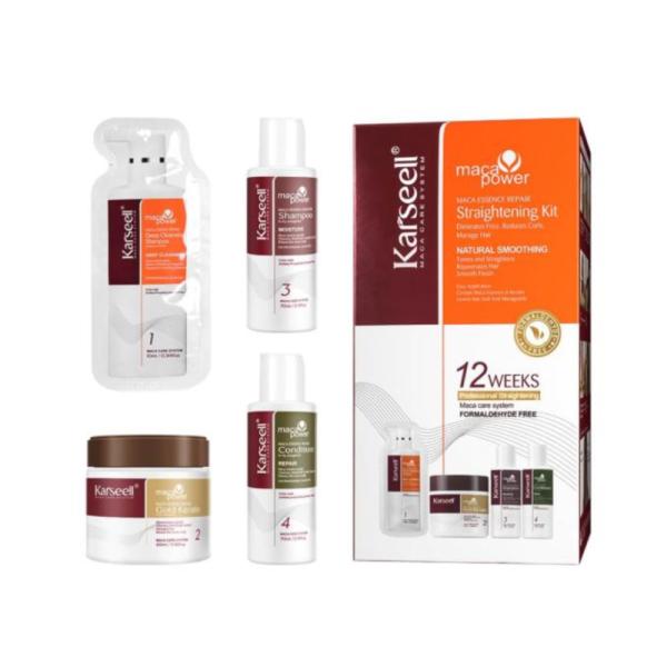 Kit Alisado Reparador Esencia De Maca Karseell