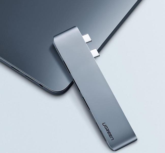 HUB USB TIPO C CM251 60560 UGREEN GRIS