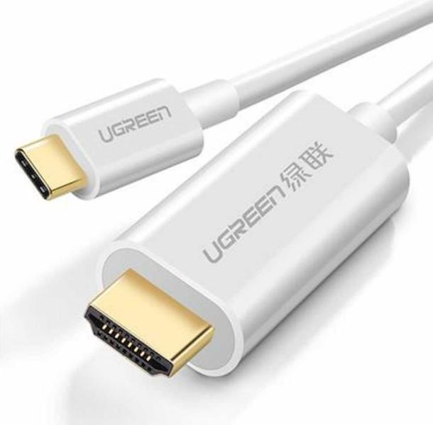 CABLE USB TIPO C MACHO A HDMI TIPO B MACHO MM121 30841 UGREEN 1.5M BLANCO