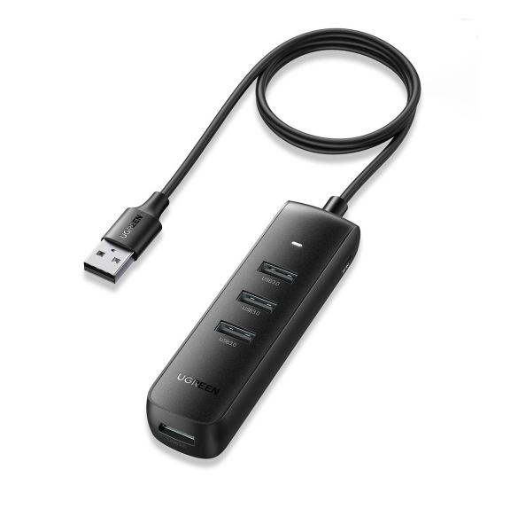 HUB USB TIPO A CM416 80657 UGREEN NEGRO