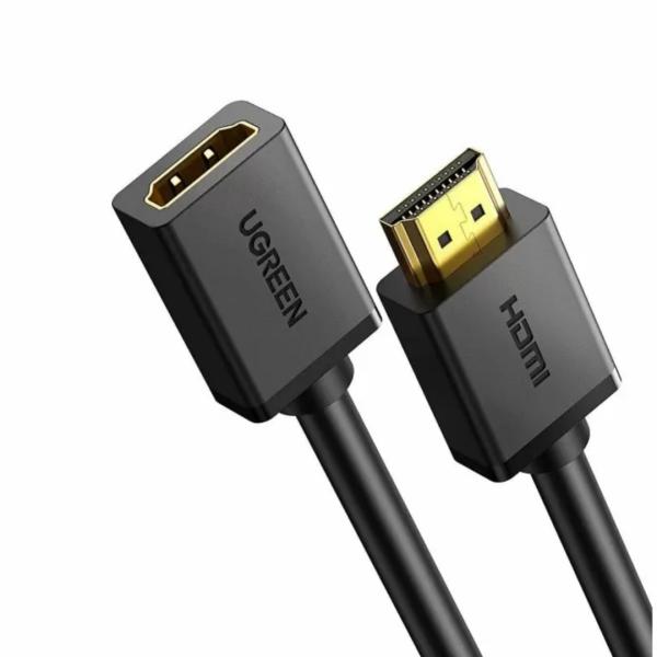 CABLE EXTENCION HDMI TIPO B MACHO A HDMI HEMBRA HD107 10145 UGREEN 3M NEGRO