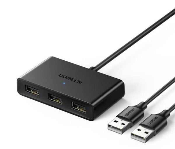 HUB USB TIPO A 2.0 CON SWITCH CM409 10935 UGREEN NEGRO