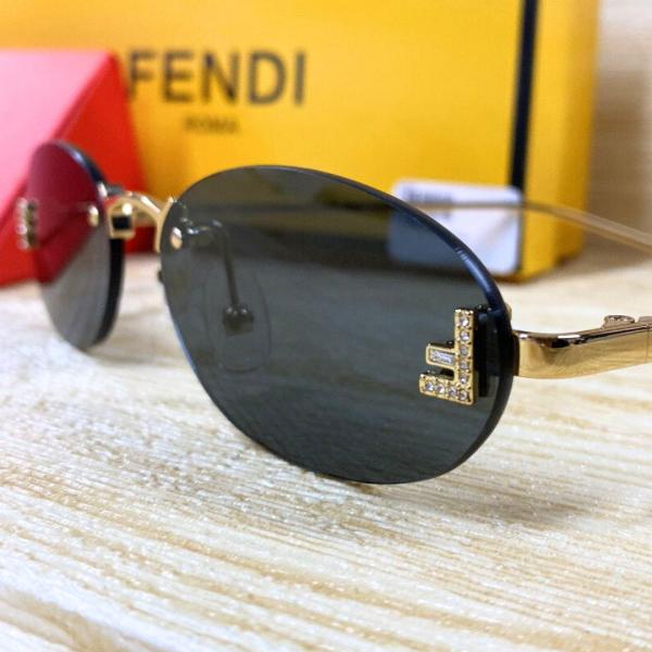 Lentes De Sol Fendi R.E Negro/Dorado