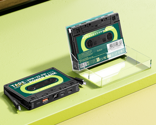 BATERIA DE EMERGENCIA RPP-533 10.000MAH SERIE TAPE REMAX NEGRA