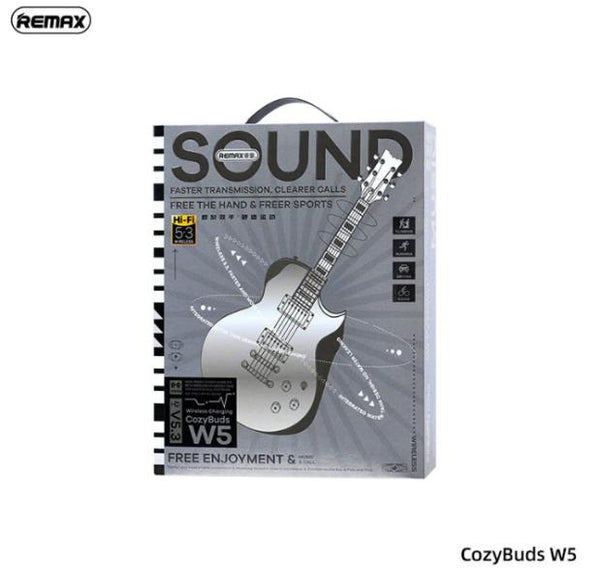 Audifonos Manos Libres Bluetooth W5 Serie Geek Remax Negro