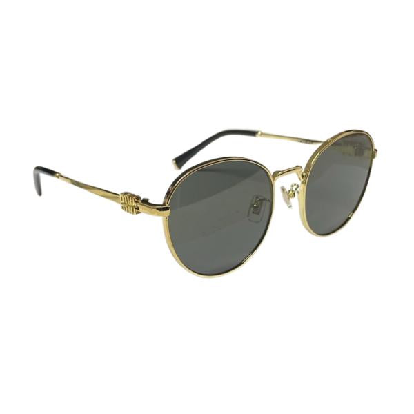 Lentes De Sol Miu Miu Smu55Zs Negro/Dorado