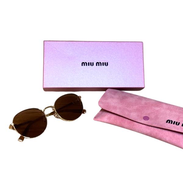 Lentes De Sol Miu Miu Smu55Zs Cafe Difuminado