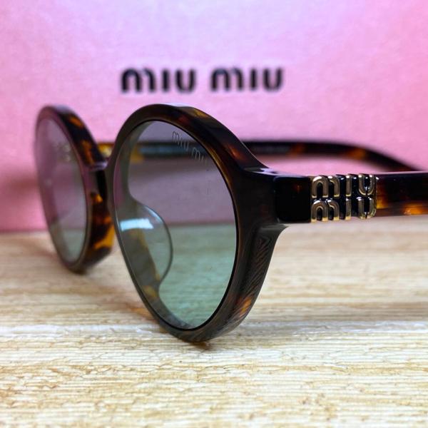 Lentes De Sol Modelo 04Zs Marca Miu Miu Azul