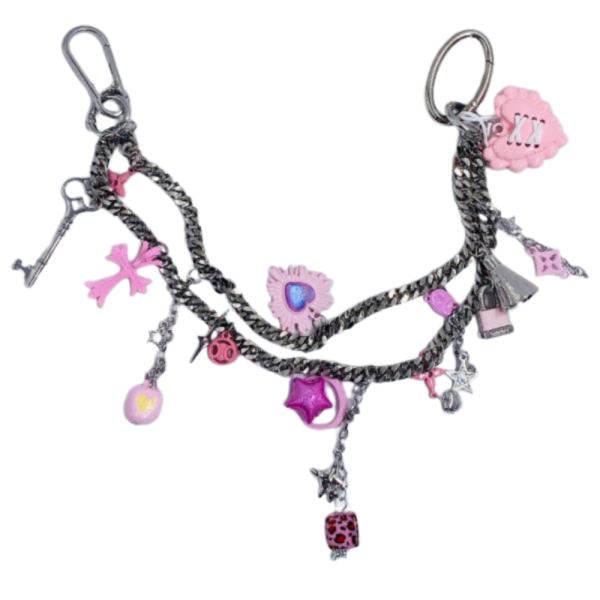 Llavero Chunky Con Charm Estrella