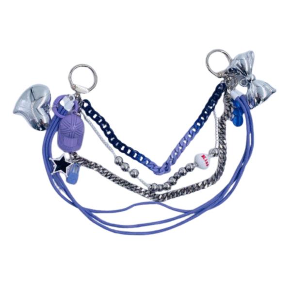 Llavero Chunky Con Charm Gorra Beisbol