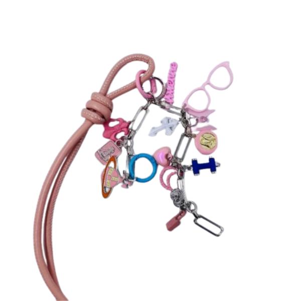 Llavero Chunky Con Charm Saturno
