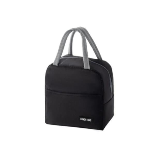 Lonchera  Color Liso Lc137 Negro