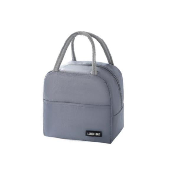 Lonchera  Color Liso Lc137 Gris