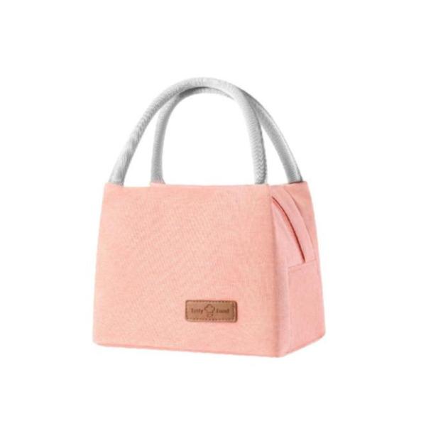 Lonchera Color Liso Wm522 Tamaño 22X14X17Cm Rosado