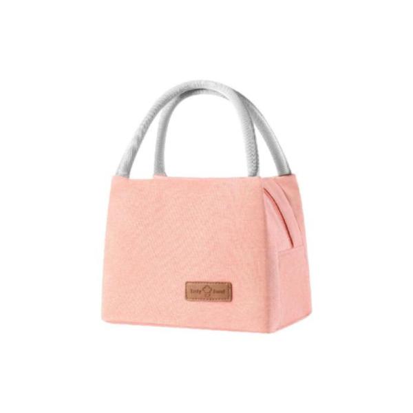 Lonchera Color Liso Wm523 Tamaño 27X16X19Cm Rosado